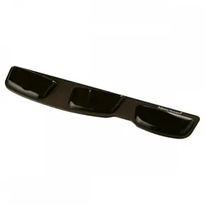 Podložka pod klávesnici Fellowes Health-V Crystal, ergonomická, gelová, černá, 46.6x8.6 c